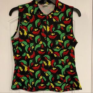 Danskin Sleeveless Cycling Jersey